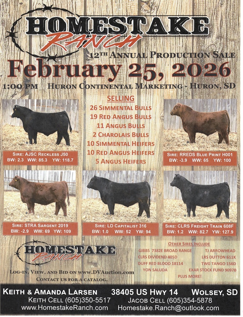 Homestake 2026 Sale Flyer